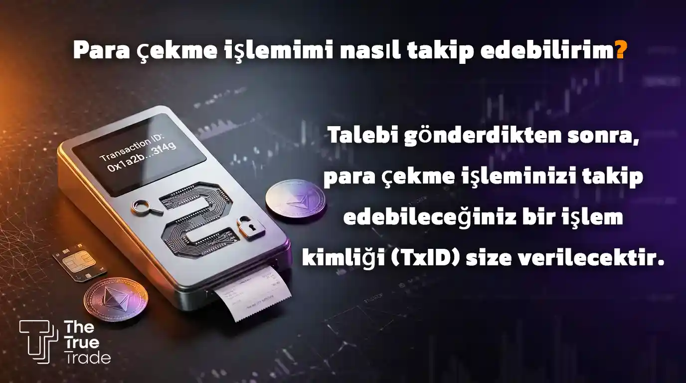 Para çekme işlemimi nasıl takip edebilirim