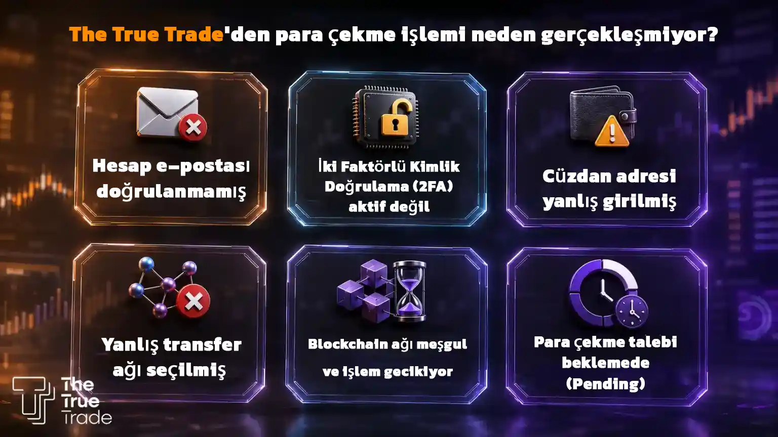 The True Trade'den Para Çekme İşlemi Neden Gerçekleşmiyor?