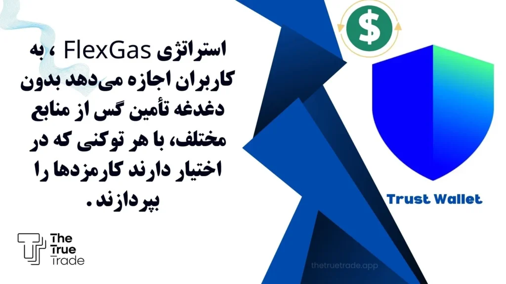 استراتژی FlexGas در تراست ولت، راهکاری هوشمندانه برای حذف نیاز به نگهداری توکن‌های بومی جهت پرداخت کارمزد تراکنش‌ها است