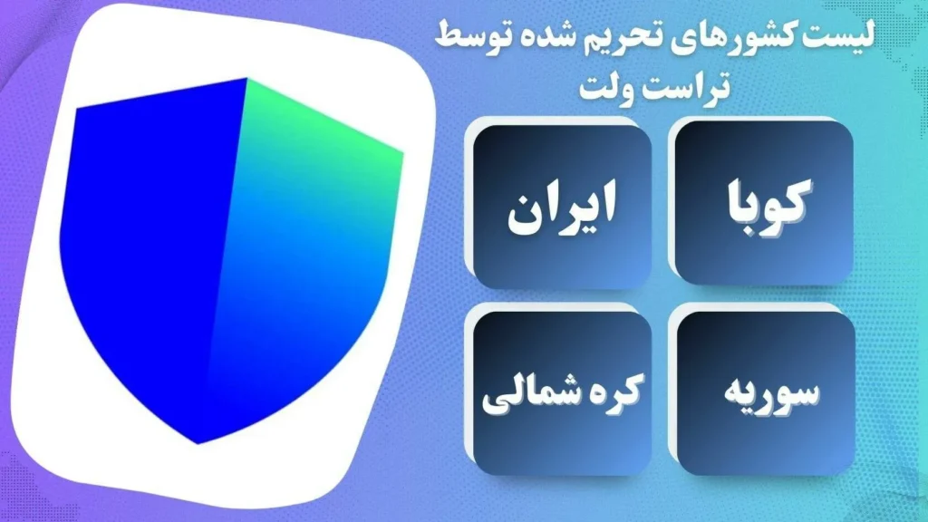 لیست کشورهای تحریم شده توسط تراست ولت