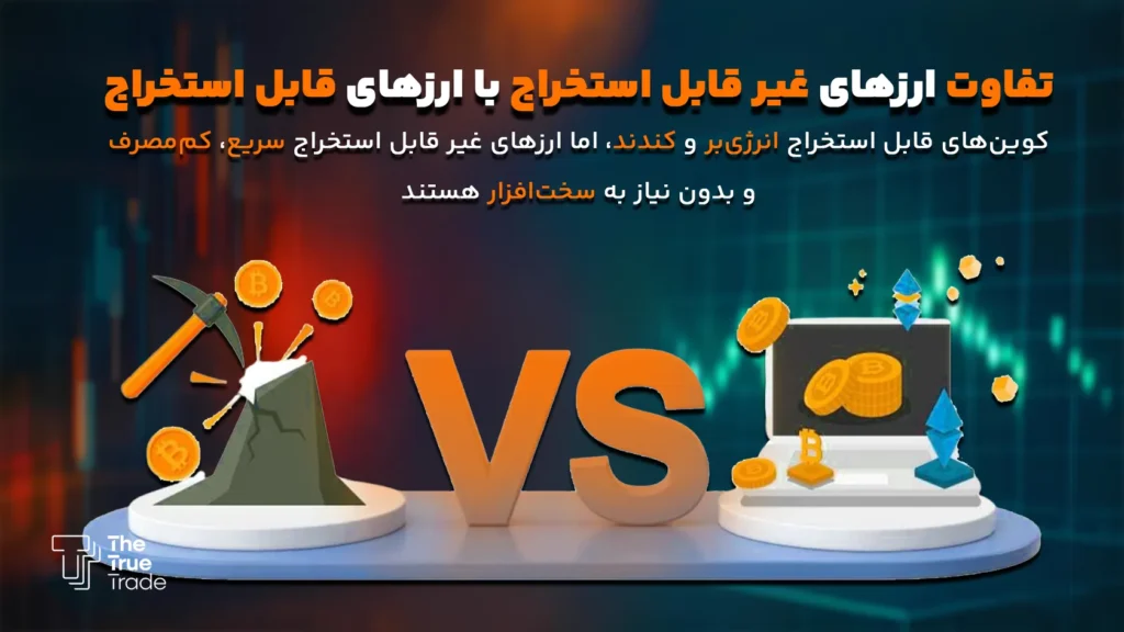 تفاوت‌ کوین‌ های قابل استخراج و ارزهای غیر قابل ماین