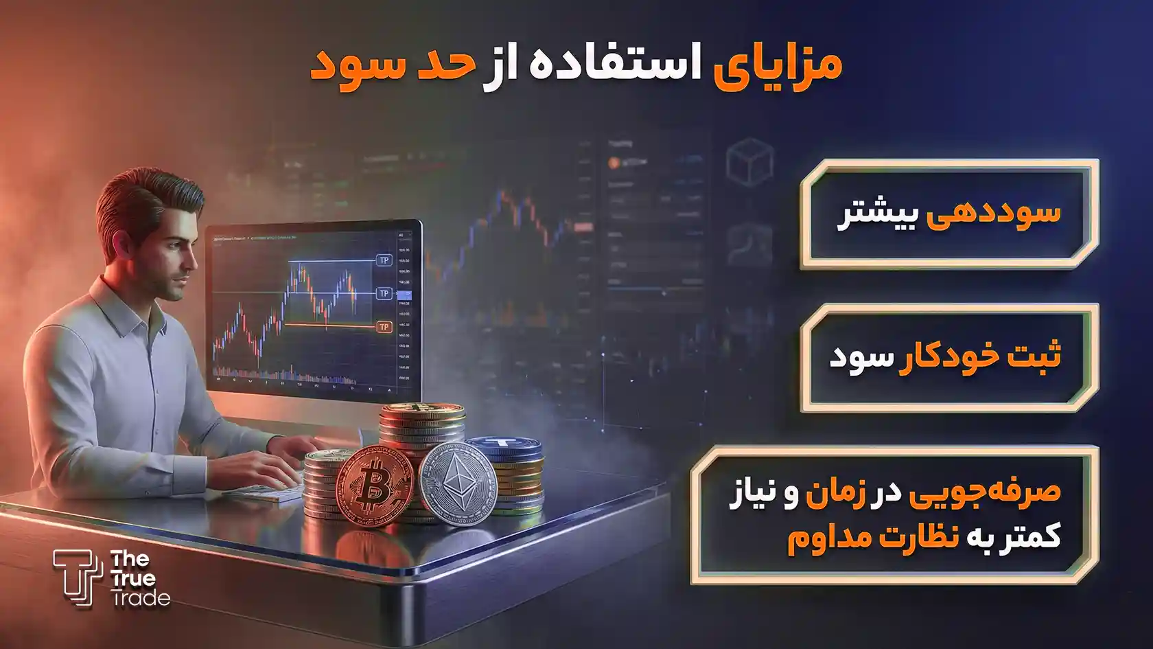 مراحل نحوه گذاشتن حد سود در ترو ترید - TP مراحل نحوه گذاشتن حد سود در ترو ترید