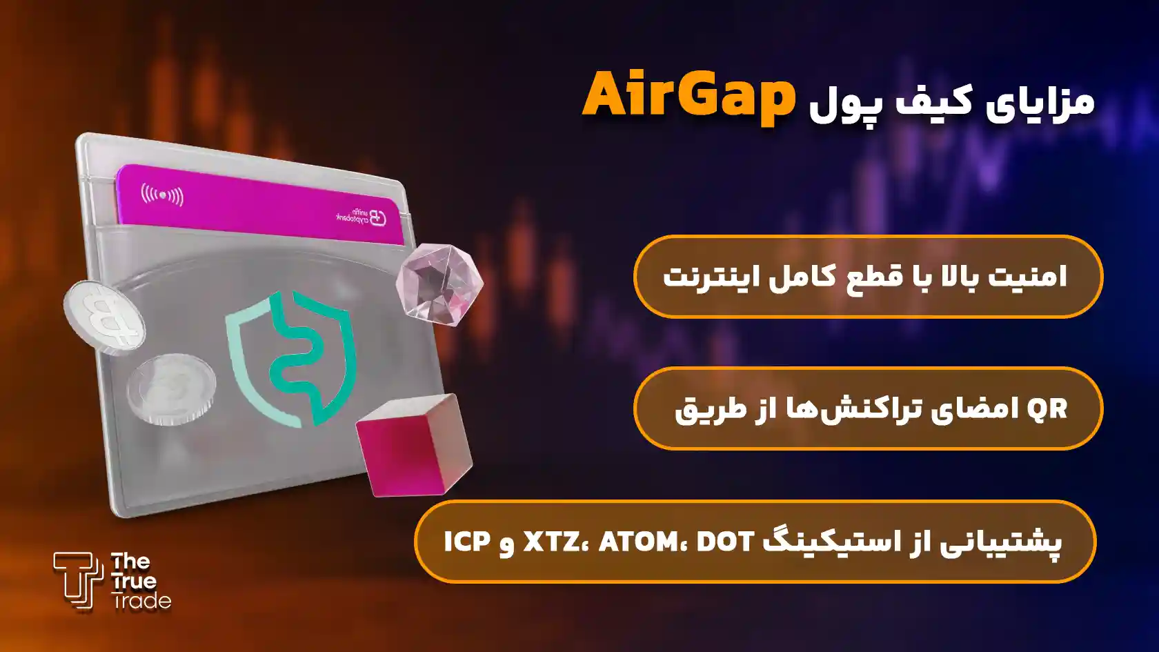 کیف پول AirGap گزینهای مناسب برای کاربرانی است که میخواهند دارایی دیجیتال خود را بهصورت کامل آفلاین نگه دارند. - بهترین کیف پول برای استیکینگ کیف پول AirGap گزینهای مناسب برای کاربرانی است که میخواهند دارایی دیجیتال خود را بهصورت کامل آفلاین نگه دارند.