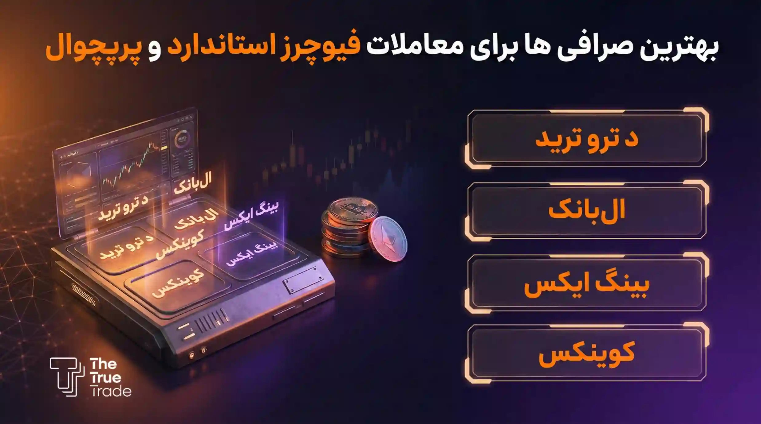 بهترین صرافیها برای معاملات فیوچرز استاندارد و پرپچوال
