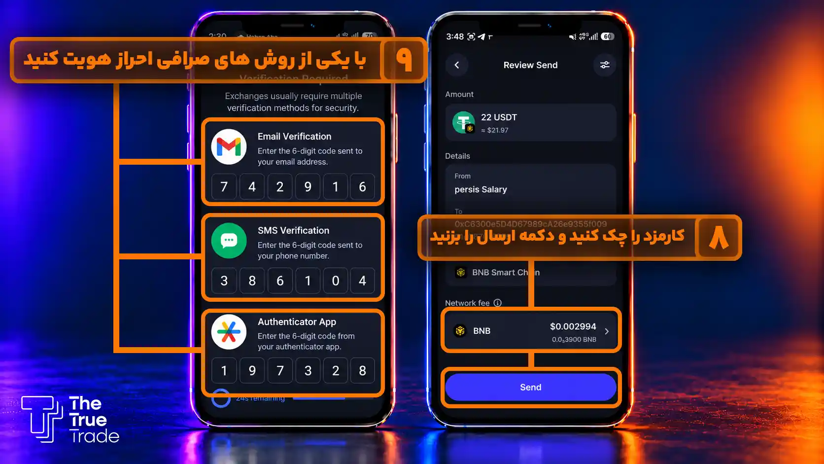 نحوه واریز ارز دیجیتال به کیف پول3
